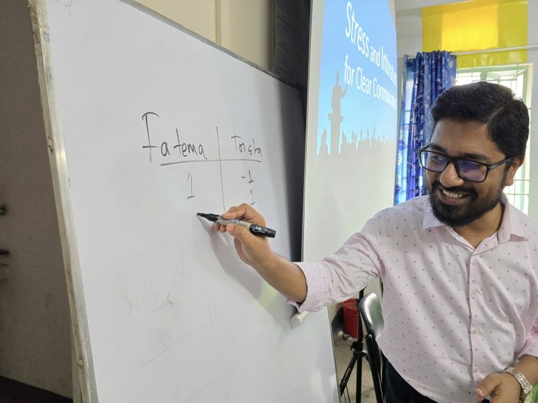 Training by Saroar Hossain at Angelica International School