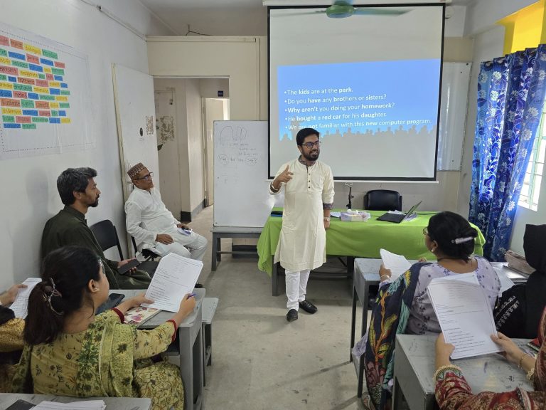 Training by Saroar Hossain at Angelica International School
